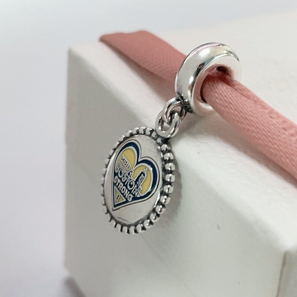 Pandora Boston Strong Dangle Charm Travel Pendant